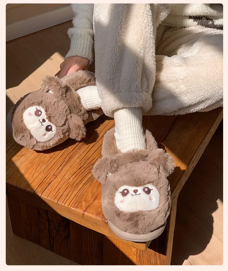 Women's Pink Plush Warm Slippers for Winter 2025 — feature 25