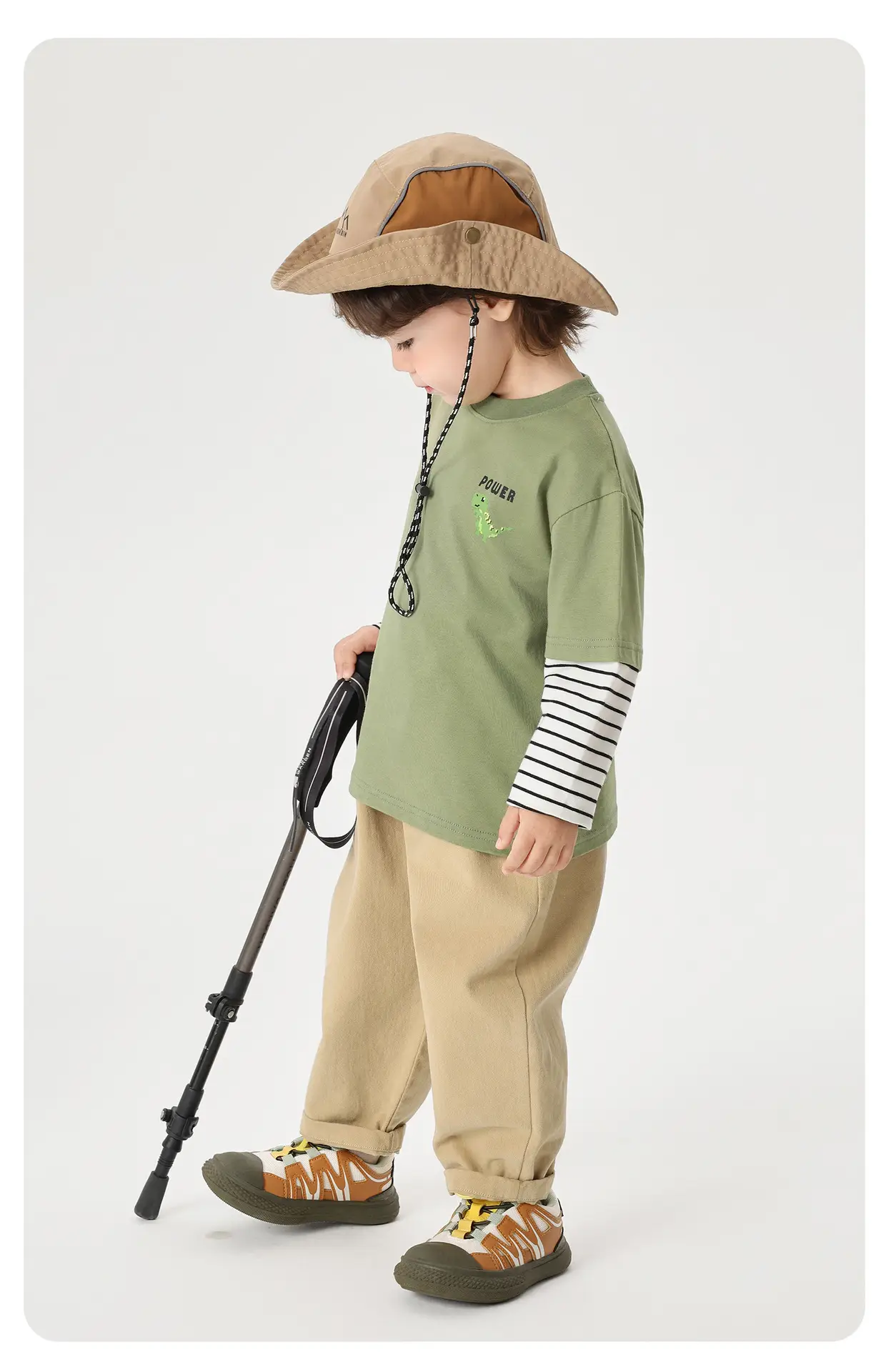 Right European Boys Dinosaur T-Shirt Pure Cotton Autumn 2025 — feature 16
