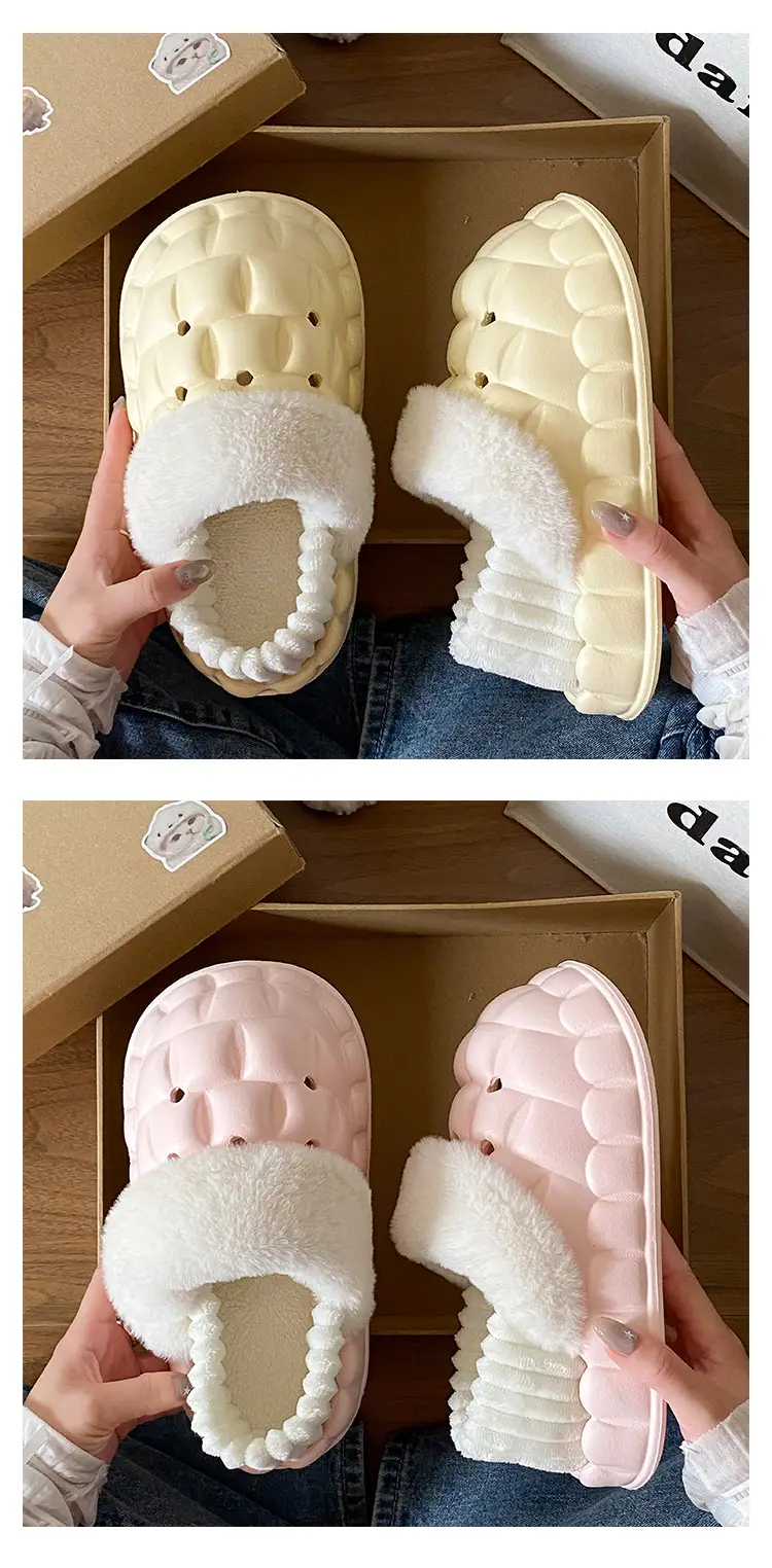 Cotton Heart Slippers for Women Winter Home — feature 23