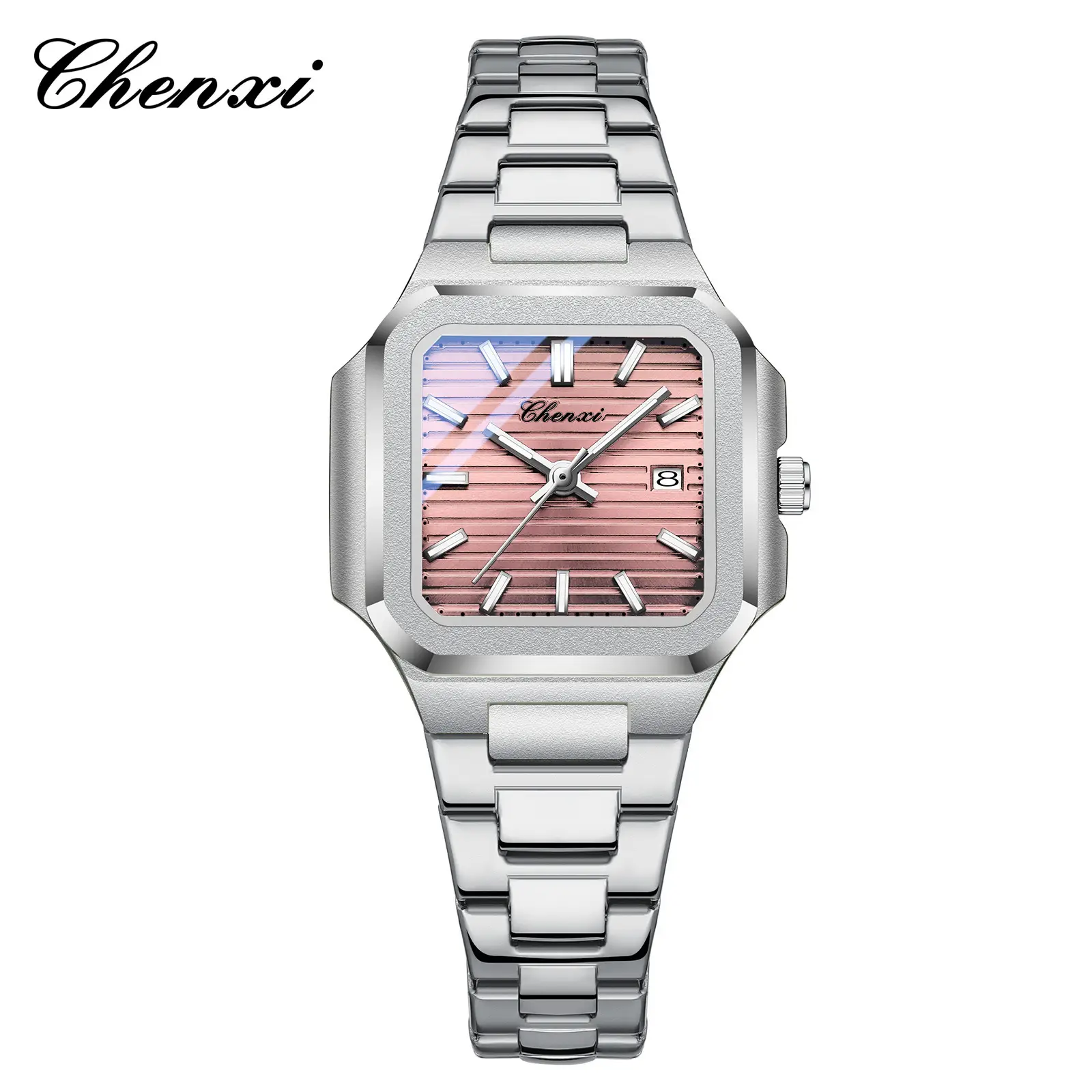 Chenxi Men's Gold Silver Quartz Watch Waterproof Fashion Couple Watch - Image 12