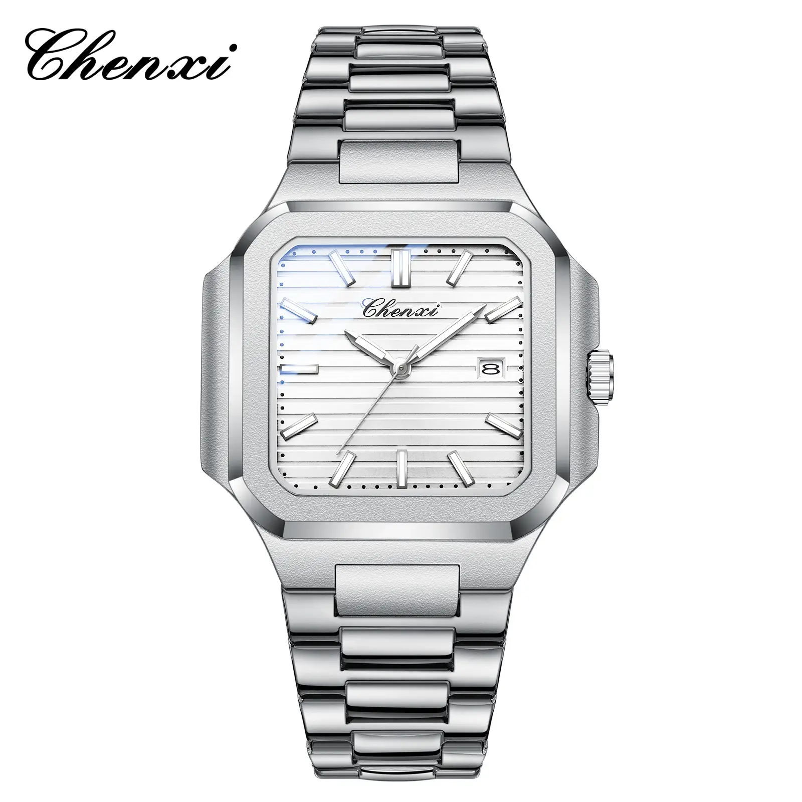 Chenxi Men's Gold Silver Quartz Watch Waterproof Fashion Couple Watch - Image 4