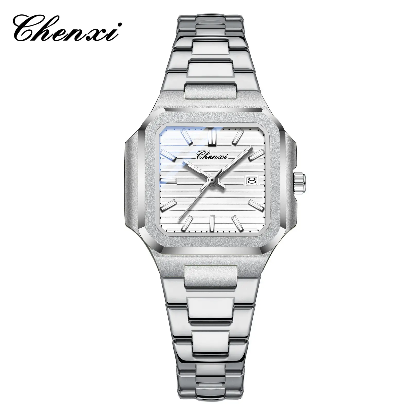 Chenxi Men's Gold Silver Quartz Watch Waterproof Fashion Couple Watch - Image 5