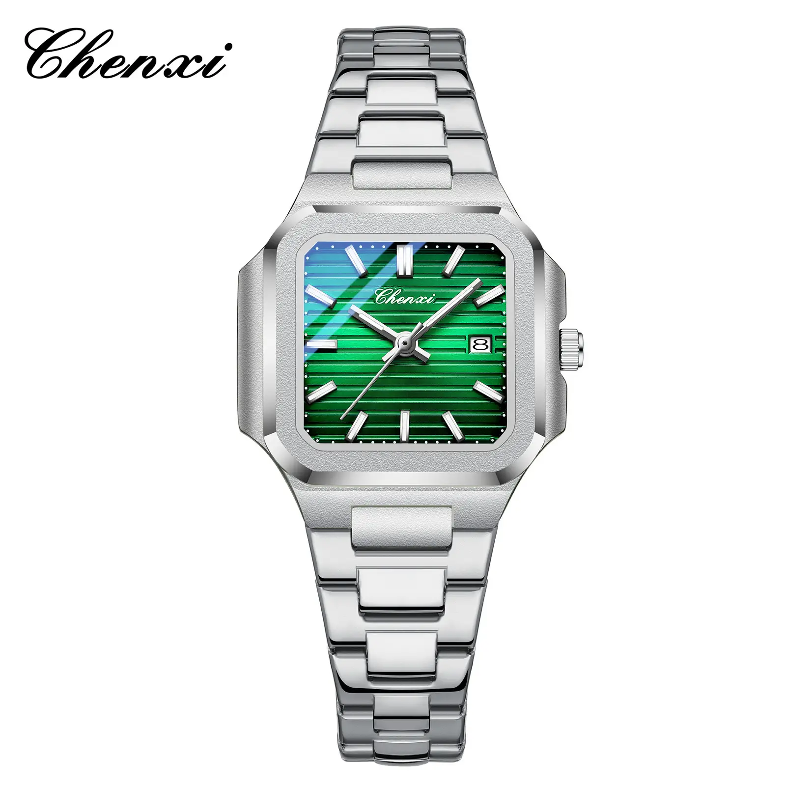 Chenxi Men's Gold Silver Quartz Watch Waterproof Fashion Couple Watch - Image 7