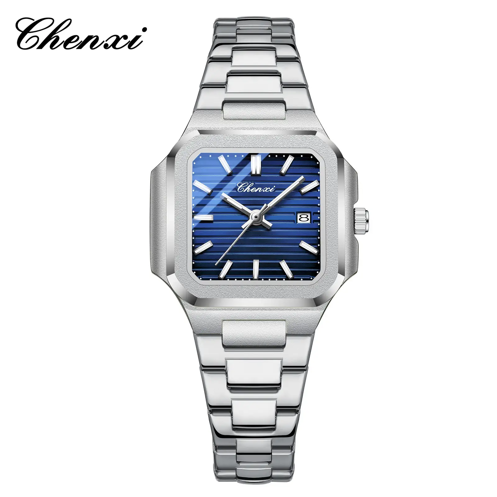 Chenxi Men's Gold Silver Quartz Watch Waterproof Fashion Couple Watch - Image 9