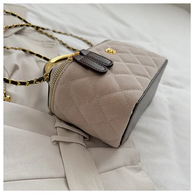 Women Diamond Embroidery Satchel Box Brown 2025 — feature 10