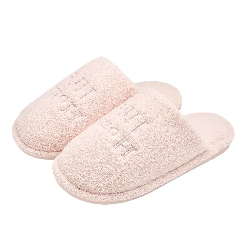 Jialiya Cotton Slippers for Women Simple Creative Letters 2025 Autumn and Winter New Style Student Home Warm Anti-Slip Cotton Slippers for Men - Image 16