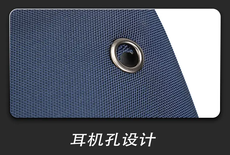 New Men's Oxford Cloth Chest Bag Blue Large Capacity Lightweight Commuter Shoulder Bag — feature 12