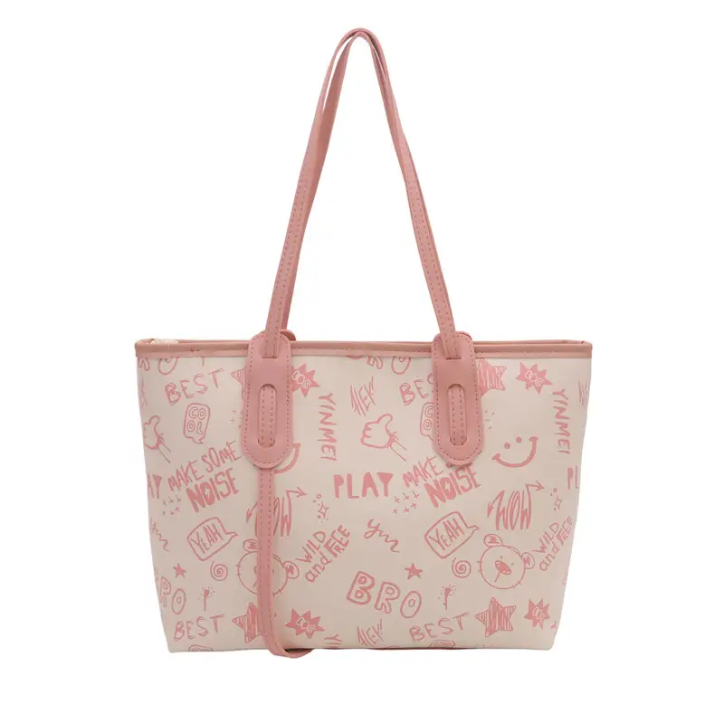 Cute Cartoon Print Armpit Bag 2025 Autumn - Image 13