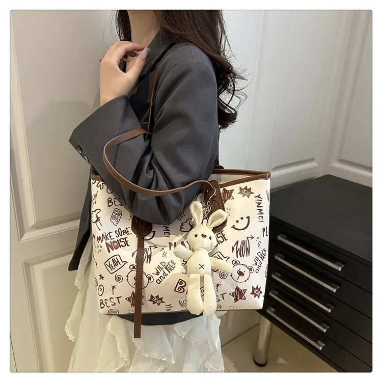 Cute Cartoon Print Armpit Bag 2025 Autumn — feature 10