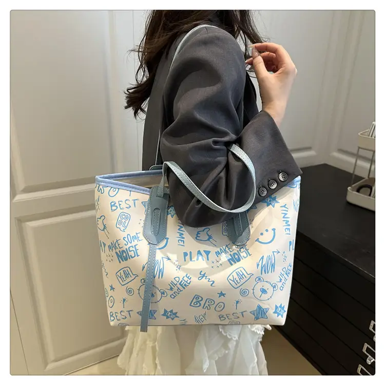Cute Cartoon Print Armpit Bag 2025 Autumn — feature 13