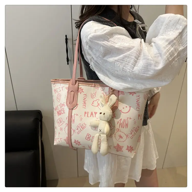 Cute Cartoon Print Armpit Bag 2025 Autumn — feature 14