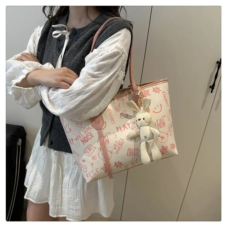 Cute Cartoon Print Armpit Bag 2025 Autumn — feature 15