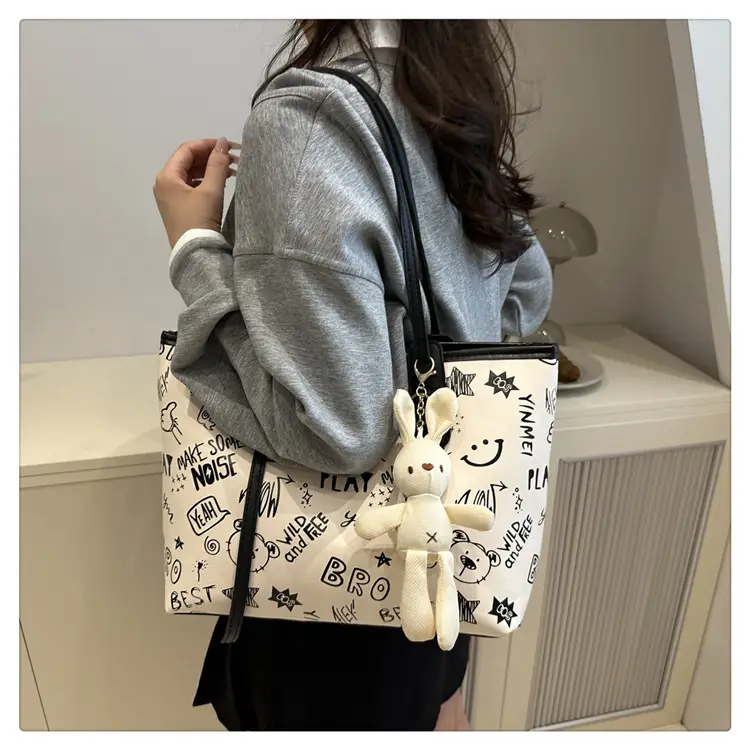 Cute Cartoon Print Armpit Bag 2025 Autumn — feature 17