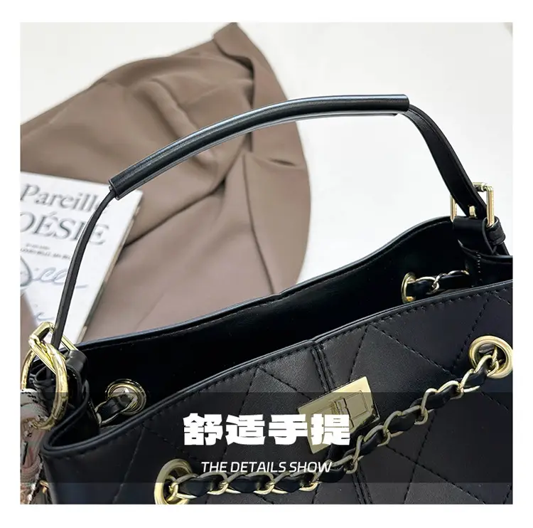 2025 Summer Chain Shoulder Bag Brown Large Capacity — feature 10