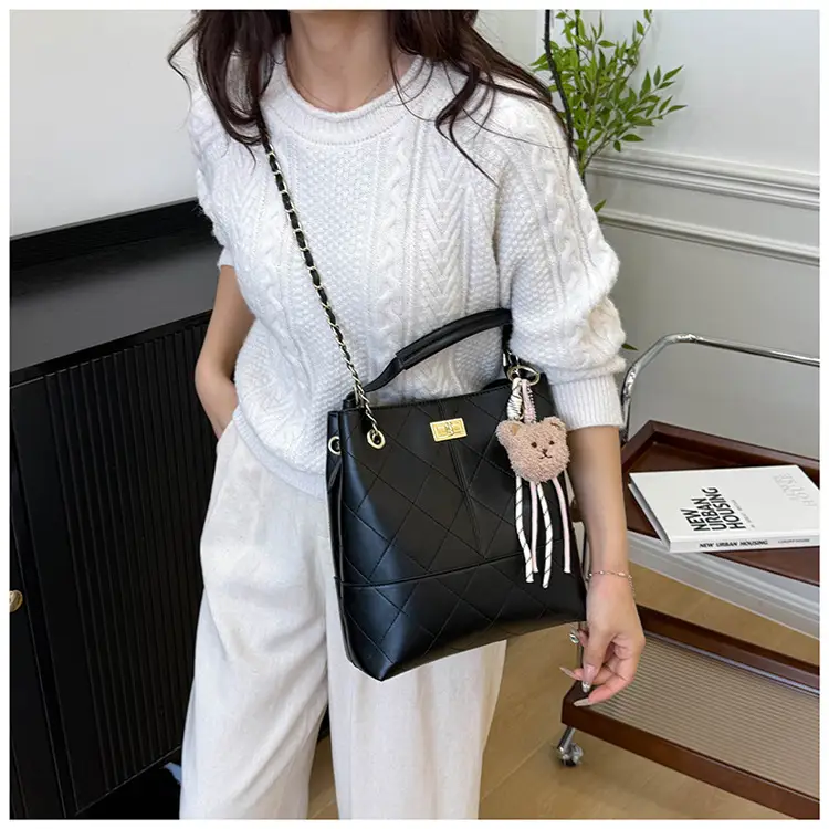 2025 Summer Chain Shoulder Bag Brown Large Capacity — feature 17