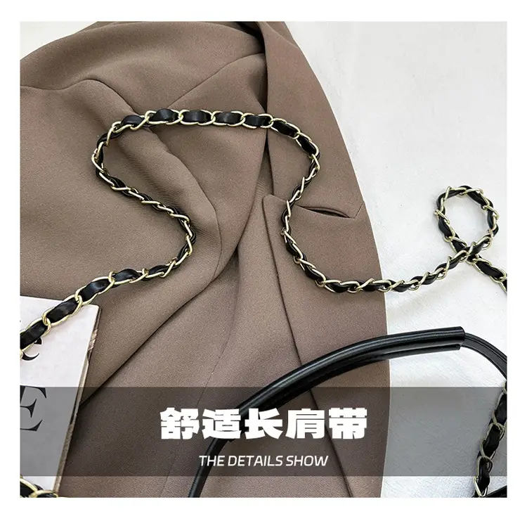 2025 Summer Chain Shoulder Bag Brown Large Capacity — feature 9