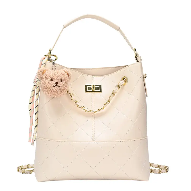 2025 Summer Chain Shoulder Bag Brown Large Capacity - Image 2