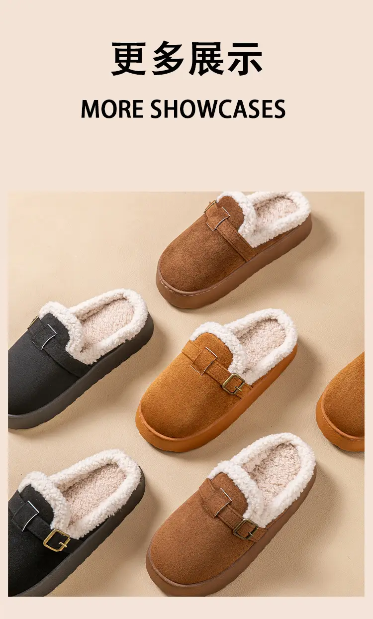 Women's Winter Slip-On Fleece Lined Birkenstock Shoes — feature 16