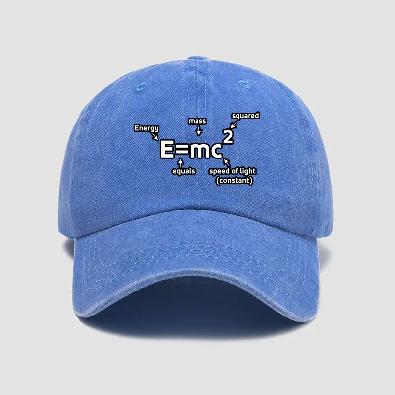 Men Women Pink Einstein Mass-Energy Hat