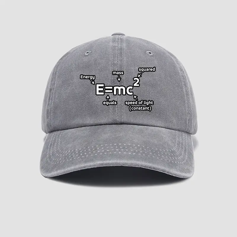 Men Women Pink Einstein Mass-Energy Hat