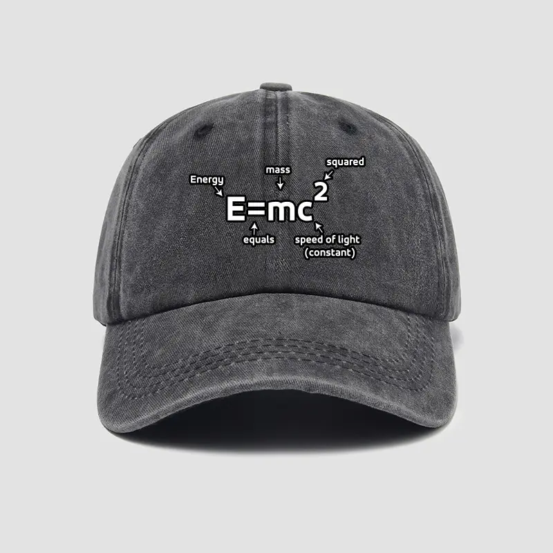 Men Women Pink Einstein Mass-Energy Hat