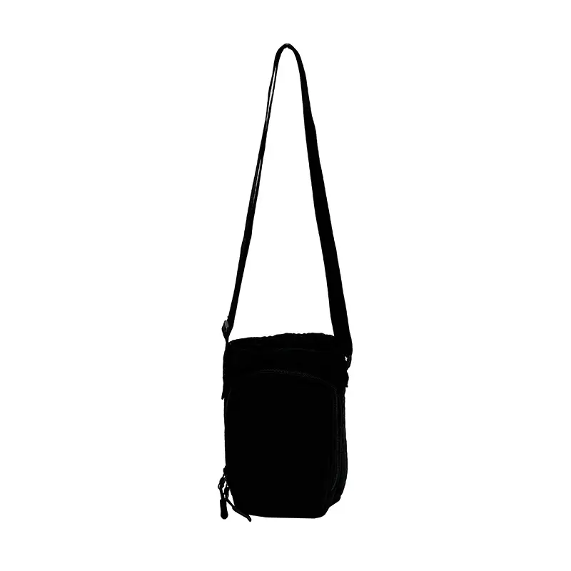 Black Cartoon Print Shoulder Bag for Girls - Image 2