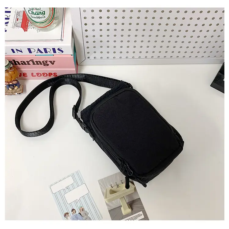 Black Cartoon Print Shoulder Bag for Girls — feature 20