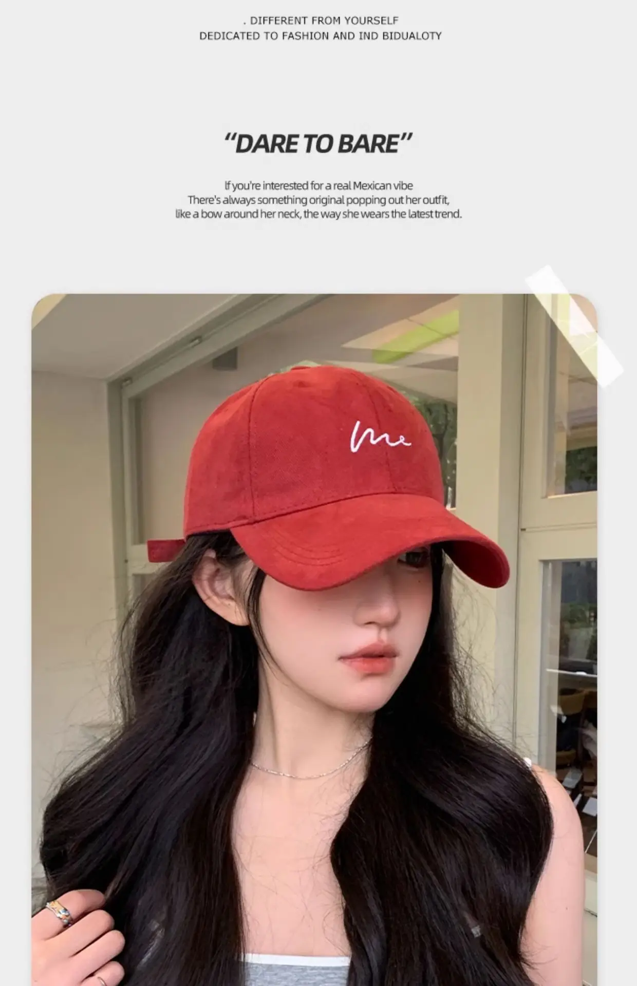 Unisex Embroidered Baseball Cap with Large Circumference — feature 1