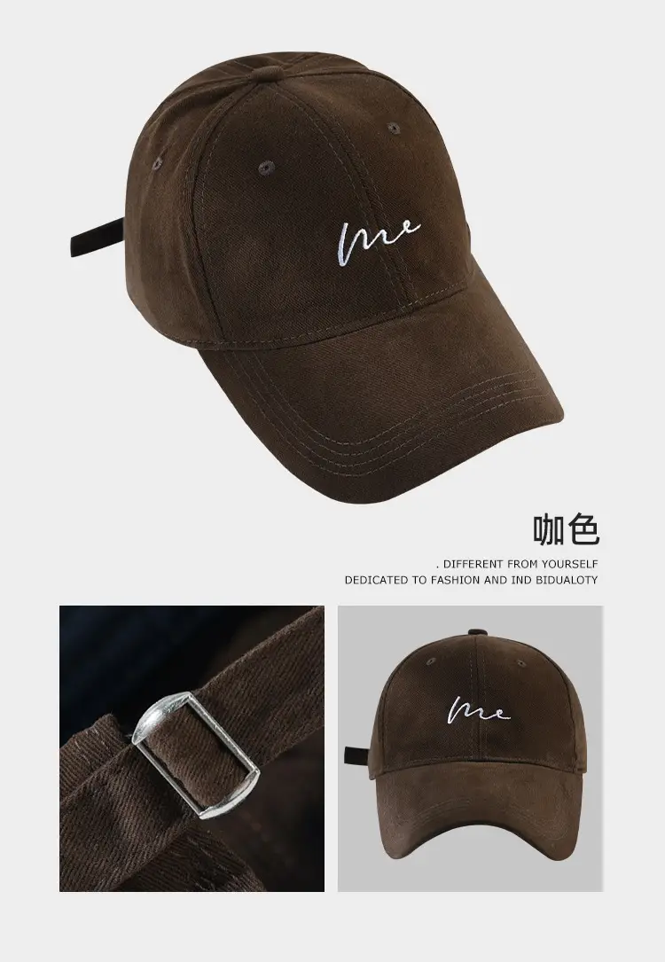 Unisex Embroidered Baseball Cap with Large Circumference — feature 21