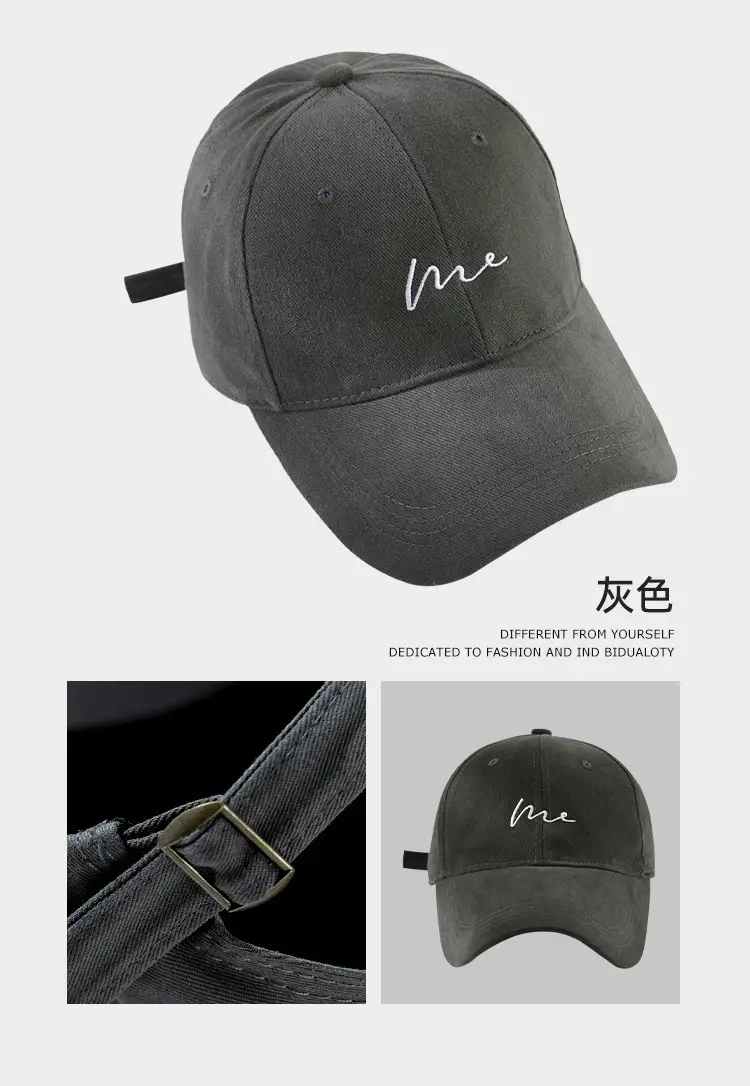 Unisex Embroidered Baseball Cap with Large Circumference — feature 22