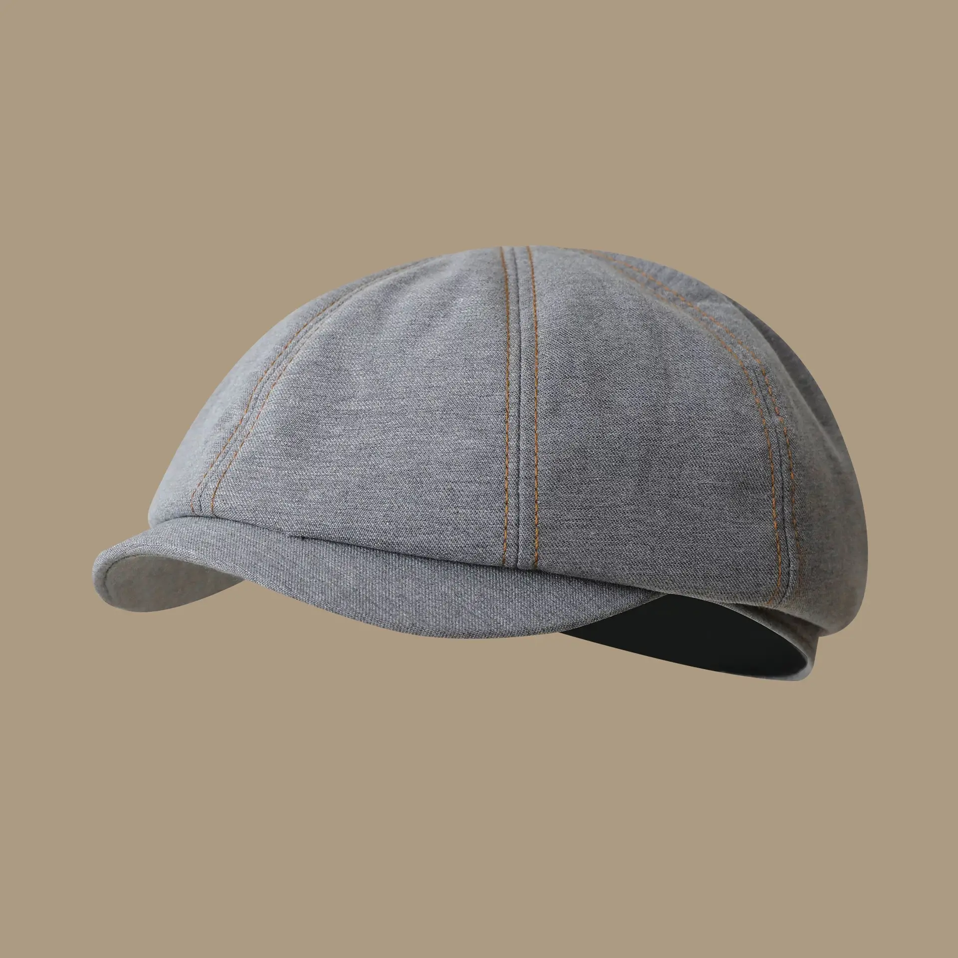 Women Denim Beret Face-Slimming Duckbill Cap Spring Autumn - Image 2