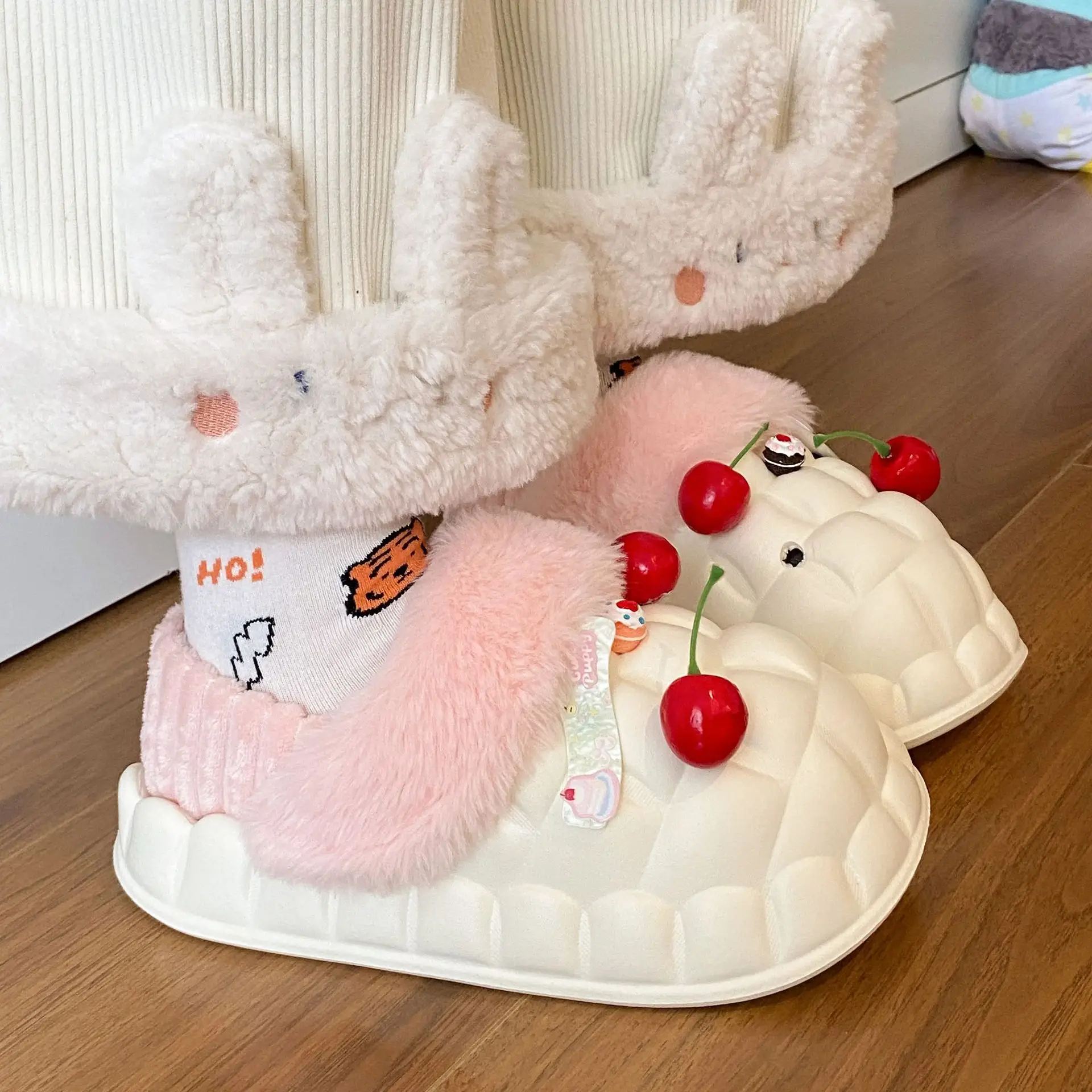 Warm Fleece Lined Cotton Slippers for Women Winter - Image 9