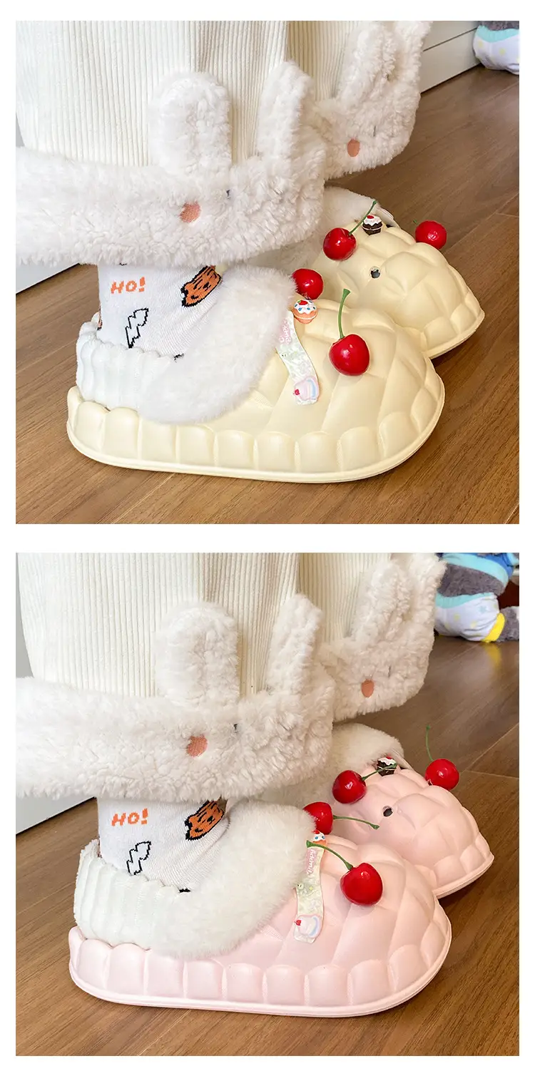 Warm Fleece Lined Cotton Slippers for Women Winter — feature 14