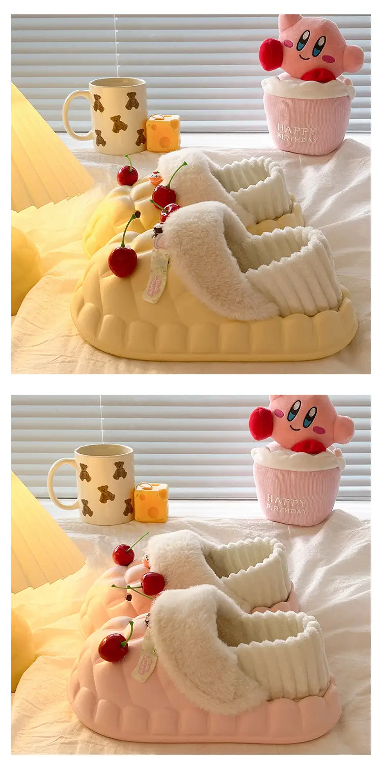 Warm Fleece Lined Cotton Slippers for Women Winter — feature 24
