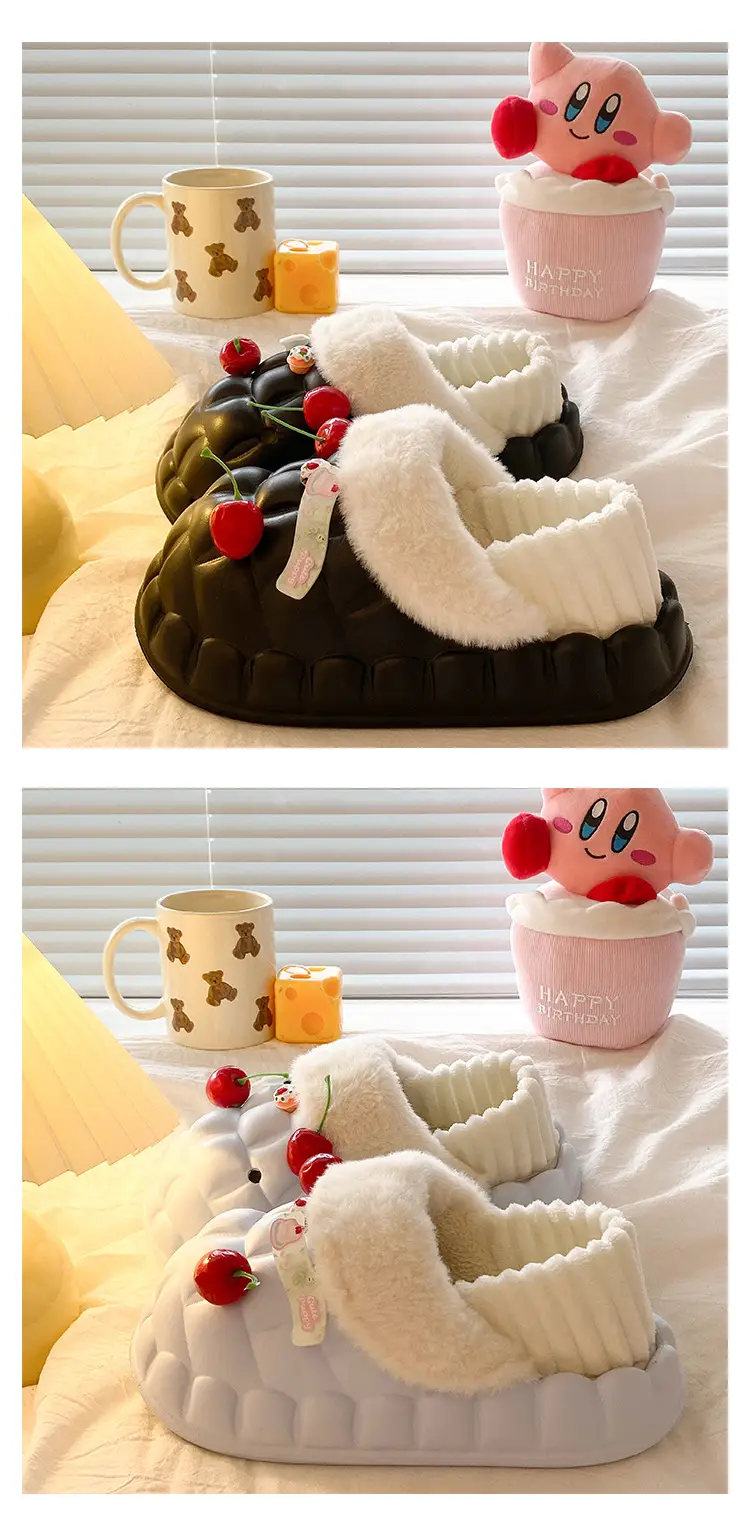 Warm Fleece Lined Cotton Slippers for Women Winter — feature 25