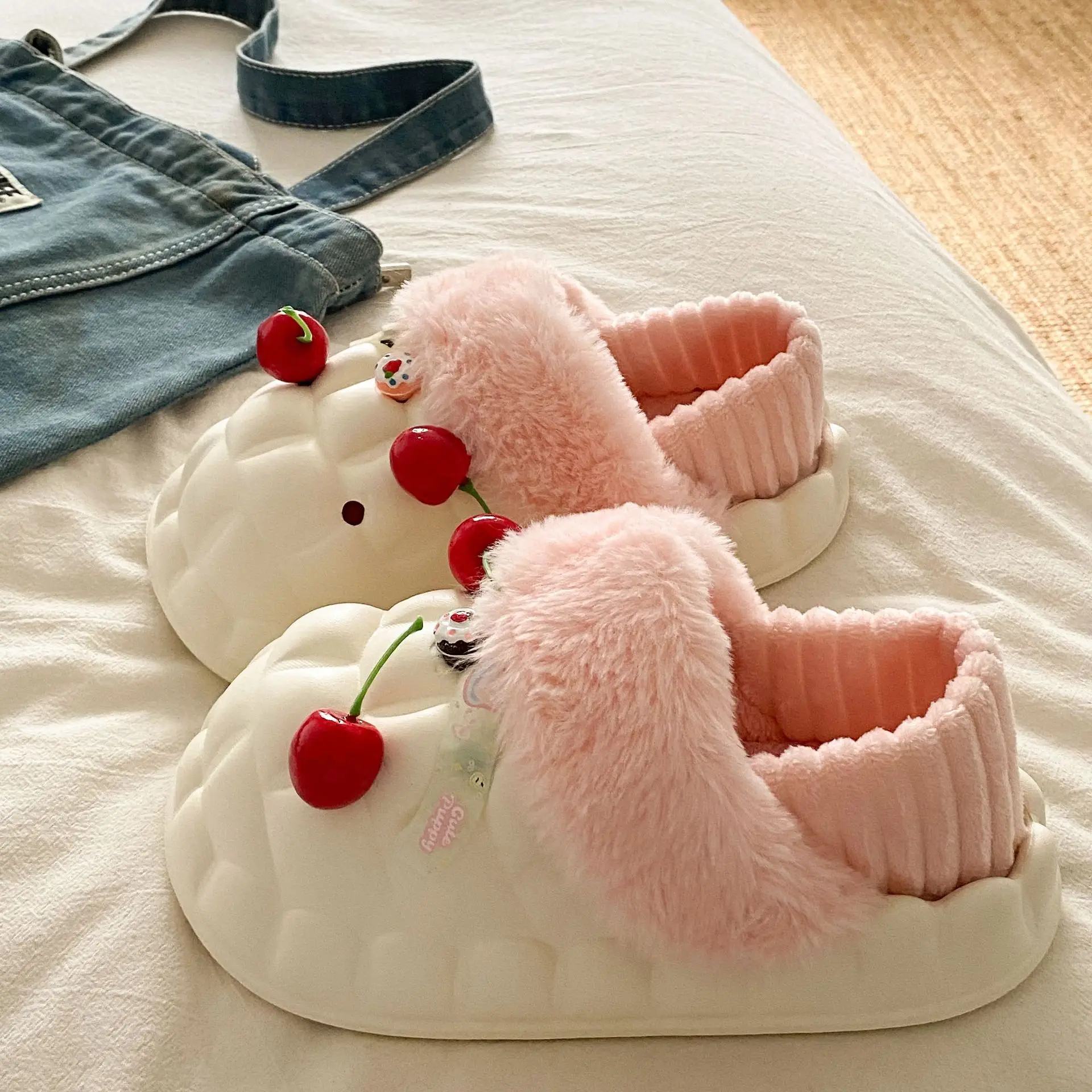 Warm Fleece Lined Cotton Slippers for Women Winter - Image 6