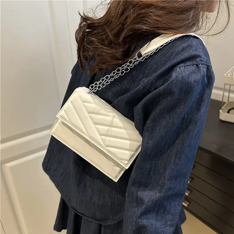 Beige Chain Crossbody Bag for Women — feature 13