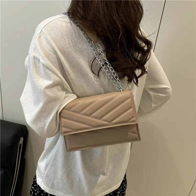 Beige Chain Crossbody Bag for Women — feature 14