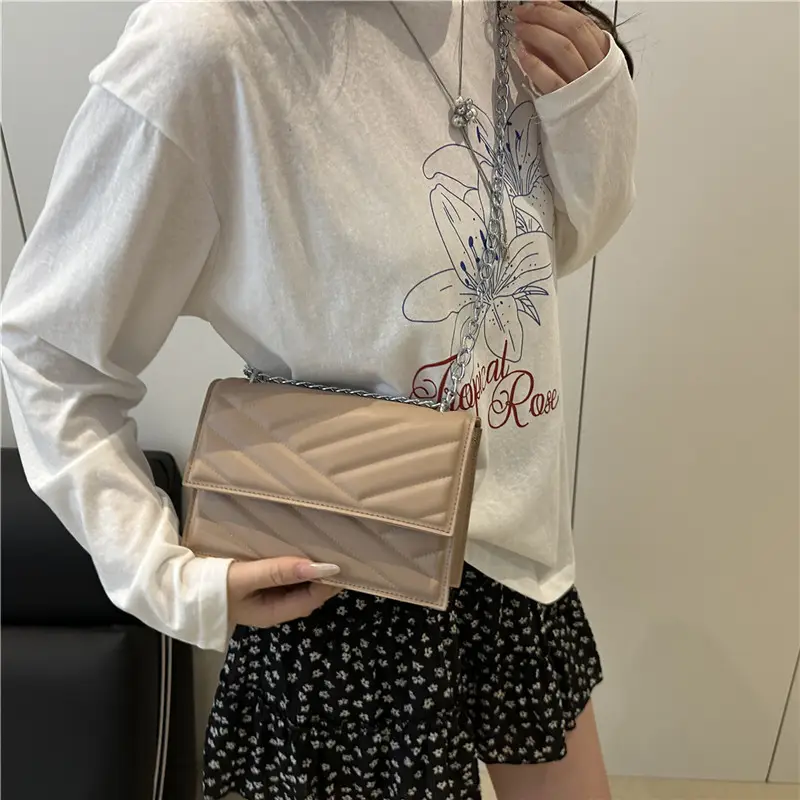 Beige Chain Crossbody Bag for Women — feature 15