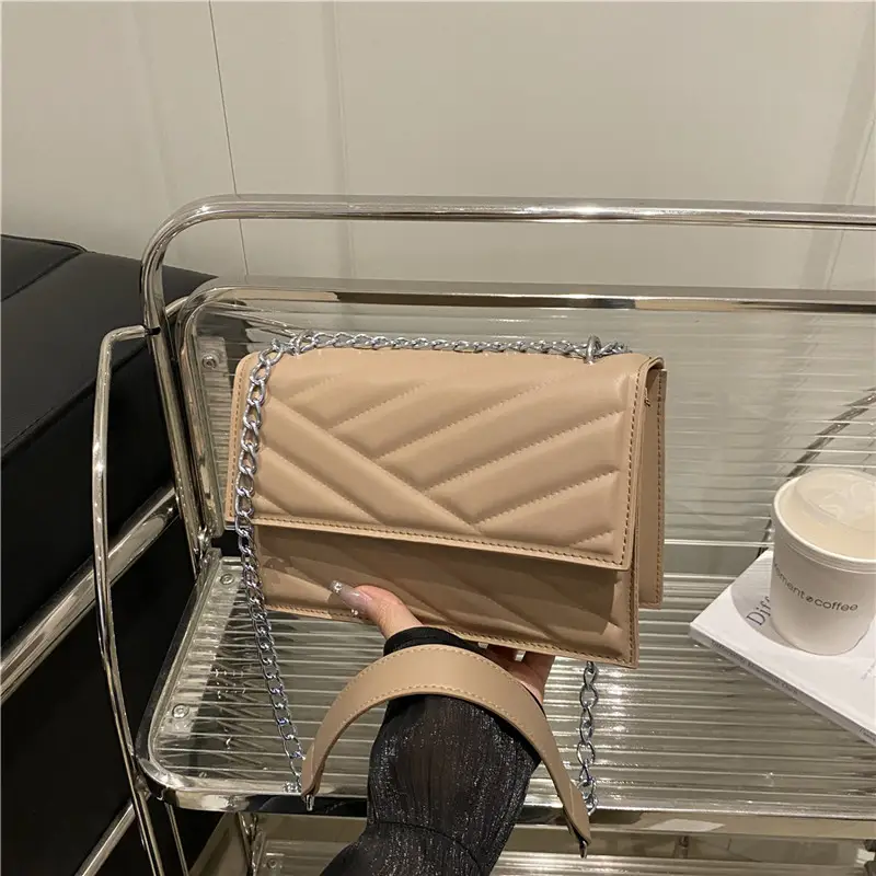 Beige Chain Crossbody Bag for Women — feature 22