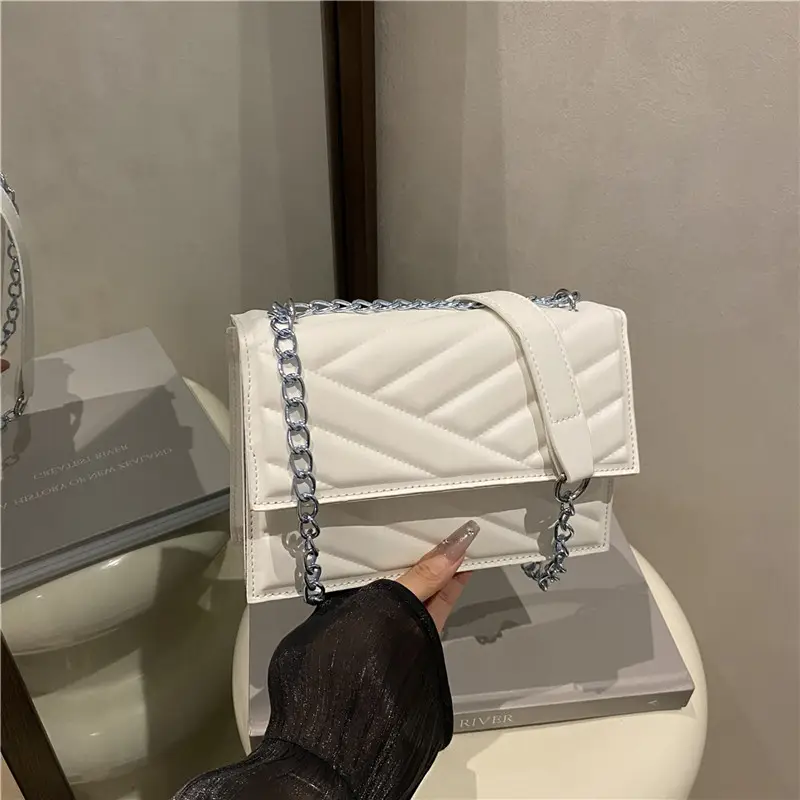 Beige Chain Crossbody Bag for Women — feature 27