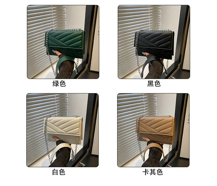 Beige Chain Crossbody Bag for Women — feature 4