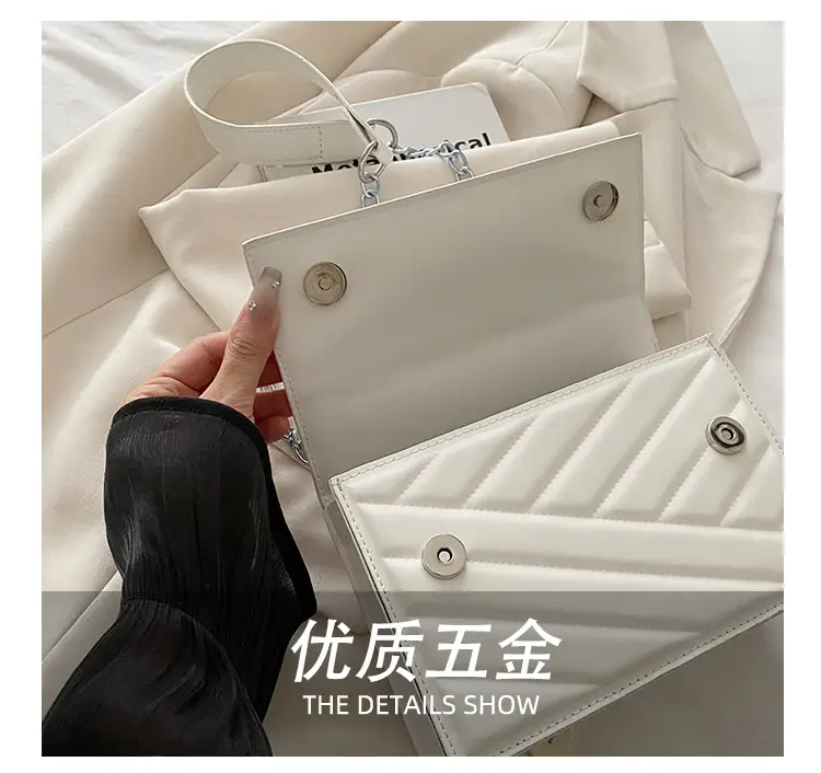Beige Chain Crossbody Bag for Women — feature 7