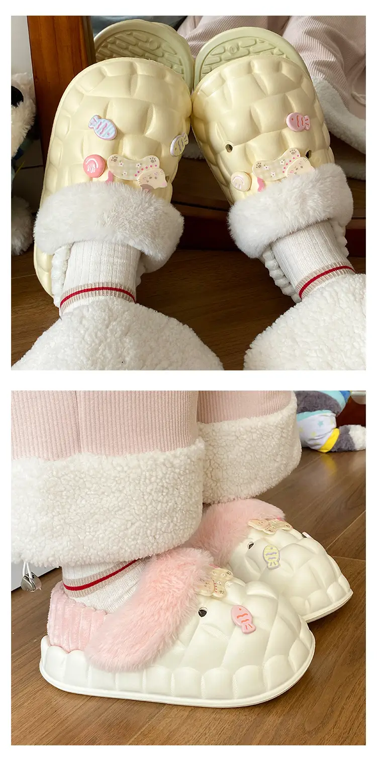 Fleece Lined Warm Eva Slippers for Women — feature 14