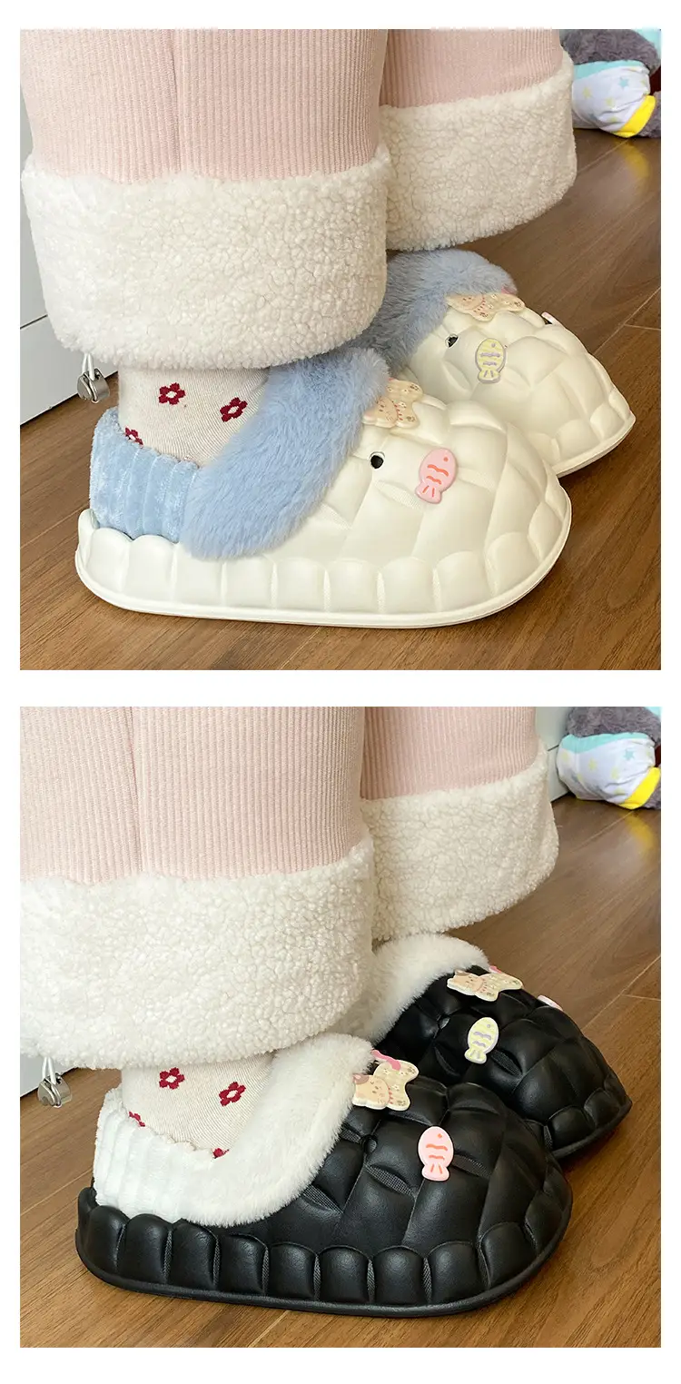Fleece Lined Warm Eva Slippers for Women — feature 24