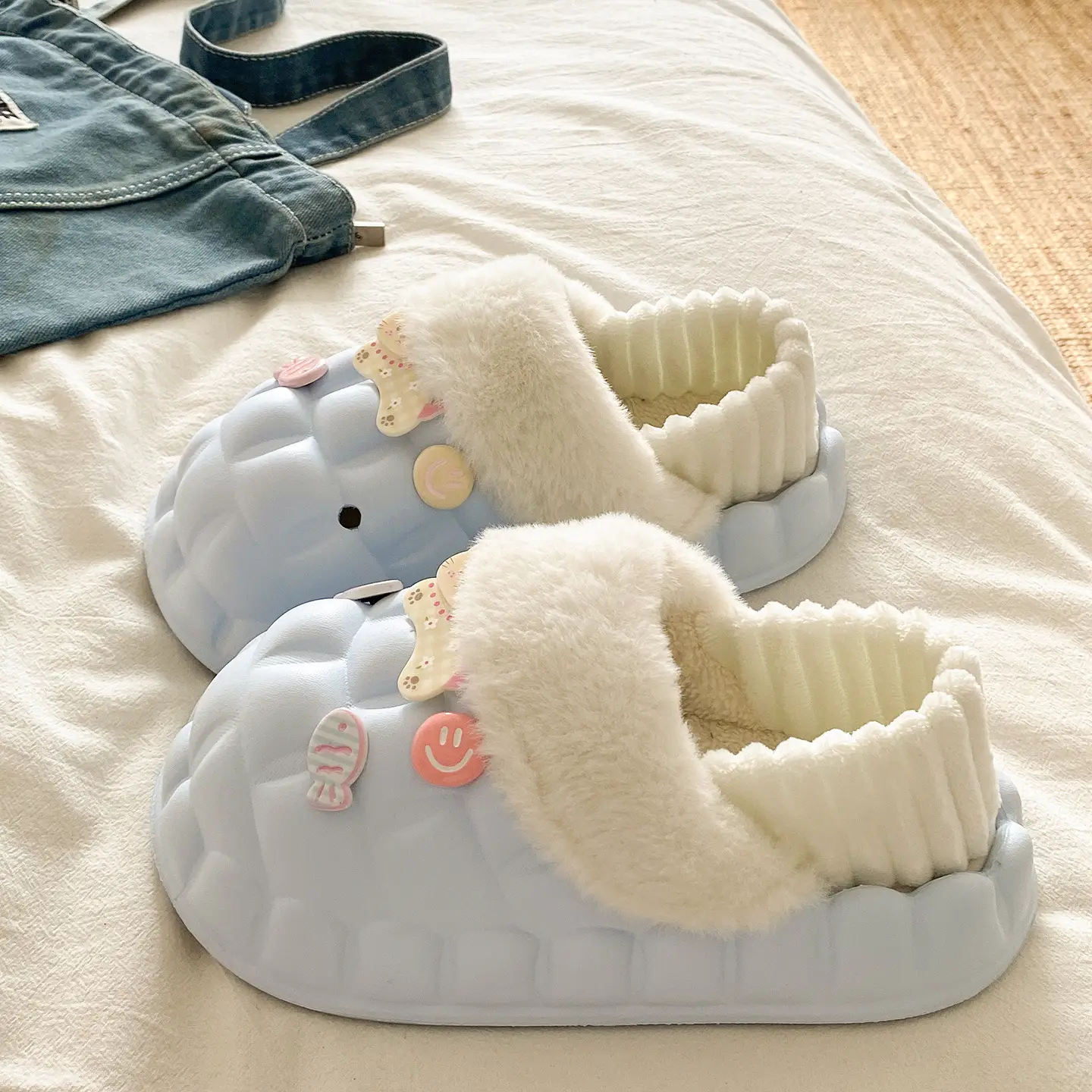 Fleece Lined Warm Eva Slippers for Women