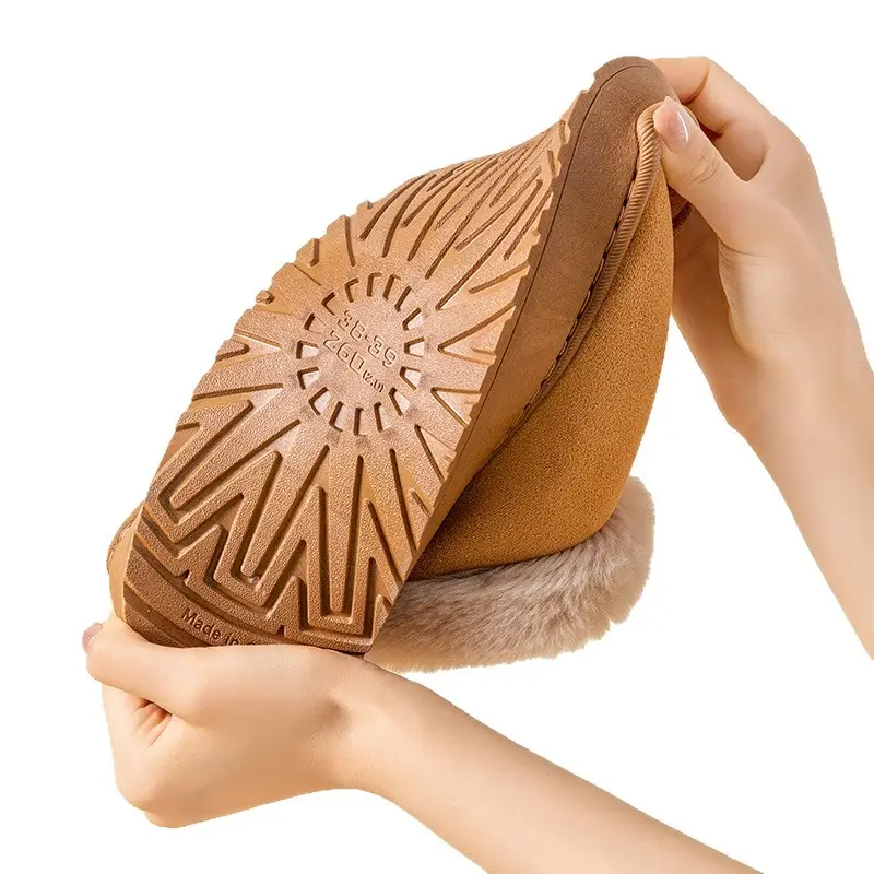 2025 Couple Cotton Slippers with Thick Soles for Men and Women, Non-Slip Indoor Winter Warm Fur Slippers Home Cotton Shoes - Image 10