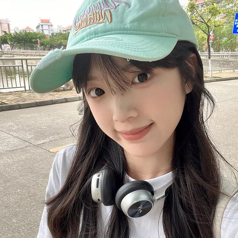 Yang's Green Baseball Cap for Women 2024 Wide Brim Sun Hat - Image 9