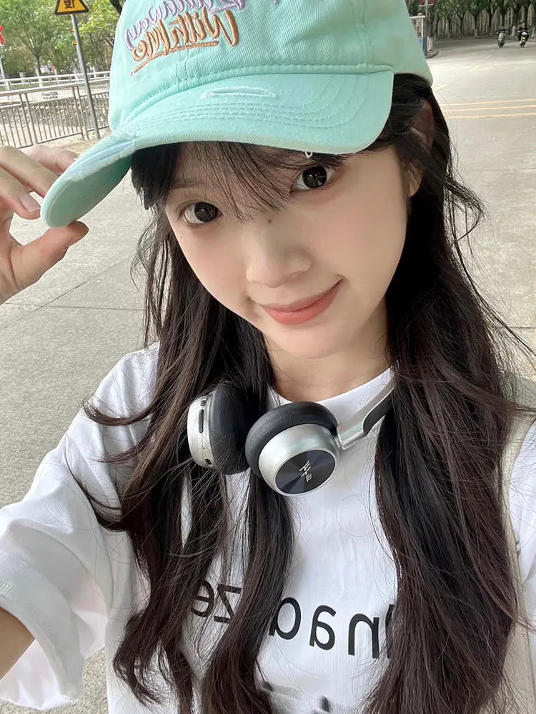 Yang's Green Baseball Cap for Women 2024 Wide Brim Sun Hat — feature 3
