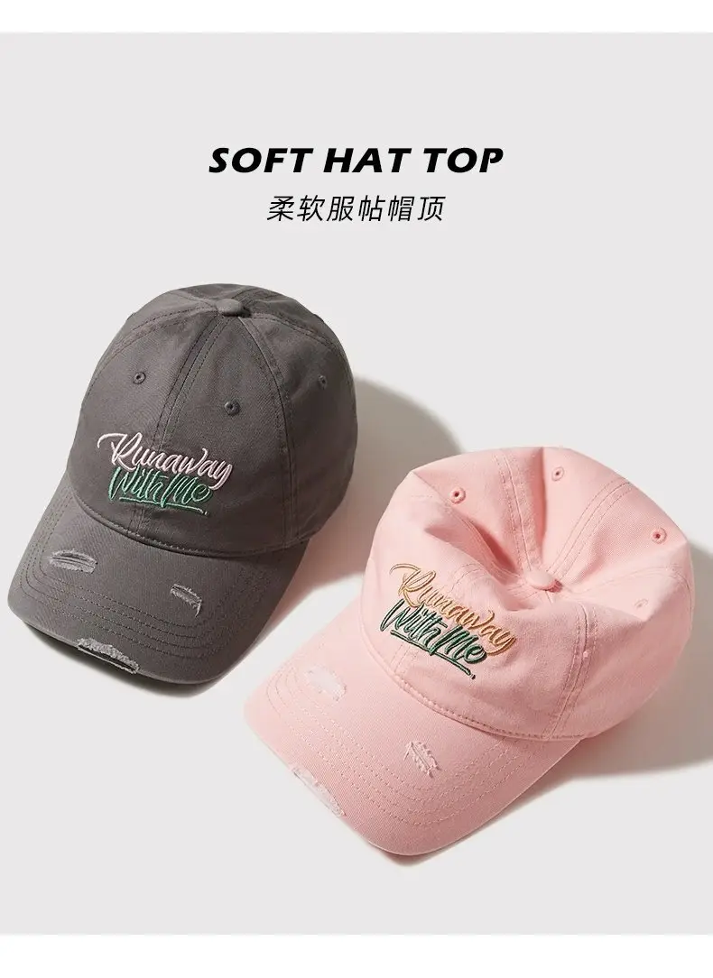 Yang's Green Baseball Cap for Women 2024 Wide Brim Sun Hat — feature 8